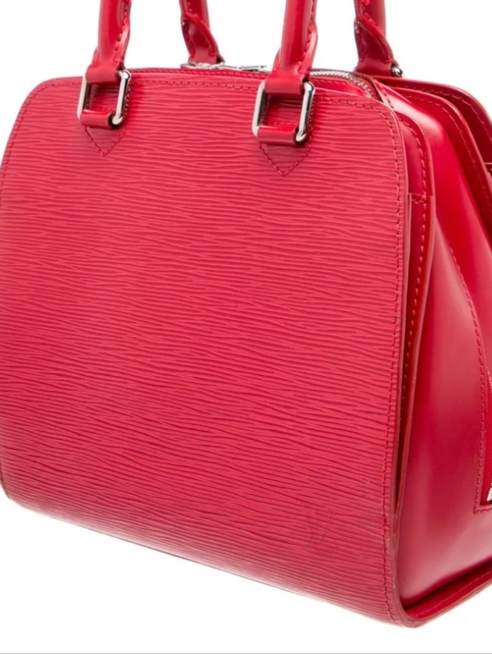 Louis Vuitton Epi Pont Neuf Handbag Castilian Red Leather 🥰 - Picture 3 of 4